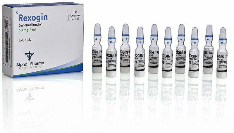 Rexogin (Stanozolol) 50mg/10ml - Alpha-Pharma - Imagem 2