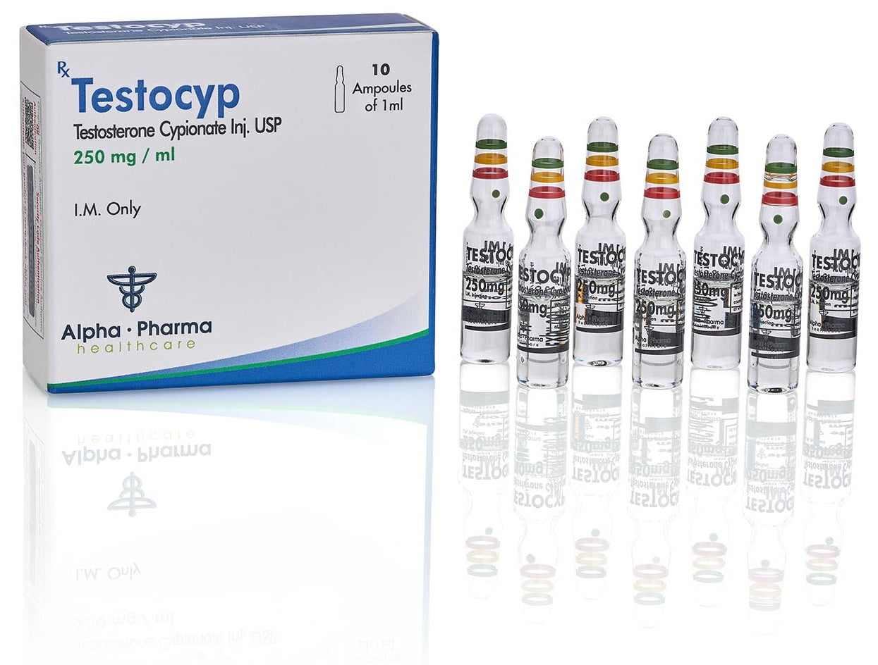 Testocyp (Cipionato de Testosterona) 250mg/10ml - Alpha Pharma - Imagem 2