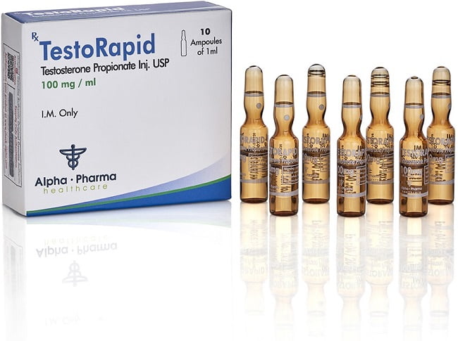 TestoRapid (Propionato de Testosterona) 100mg - Alpha-Pharma - Imagem 2